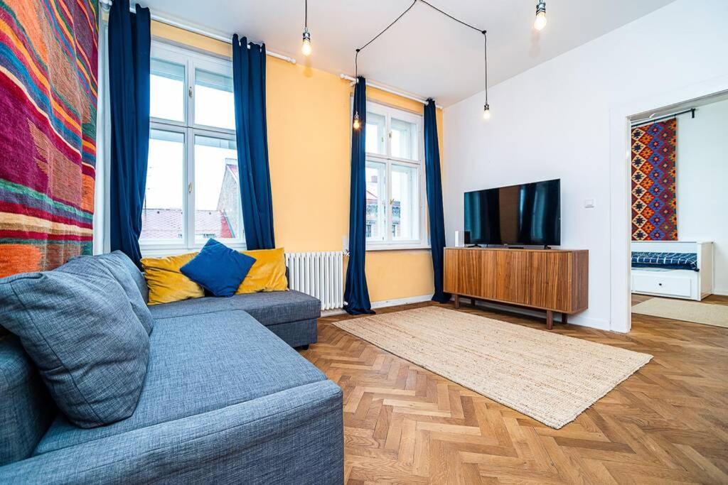 Elegant, Modern, 2-Bed Flat By Museum Of Prague Lejlighed Eksteriør billede